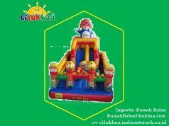 Harga Istana Balon - Jual Rumah Balon Slide Paroro Surabaya