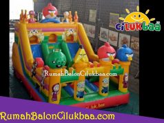 Usaha istana balon Tangerang - AngryBirds 4x6